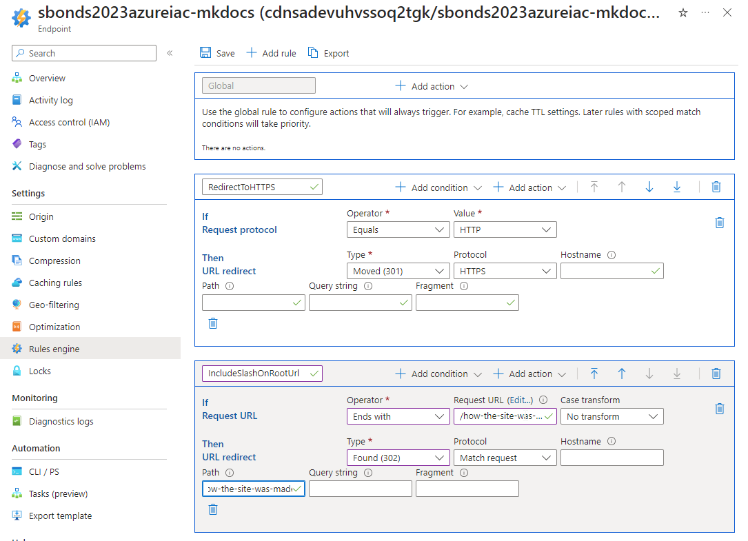 CDN 302 redirect